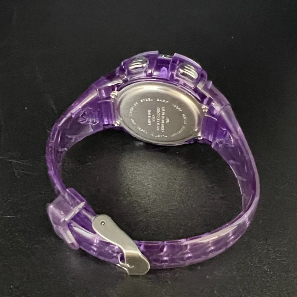 Purple Digital Sports Watch Fits 4.75” to 7.25” Wrist
